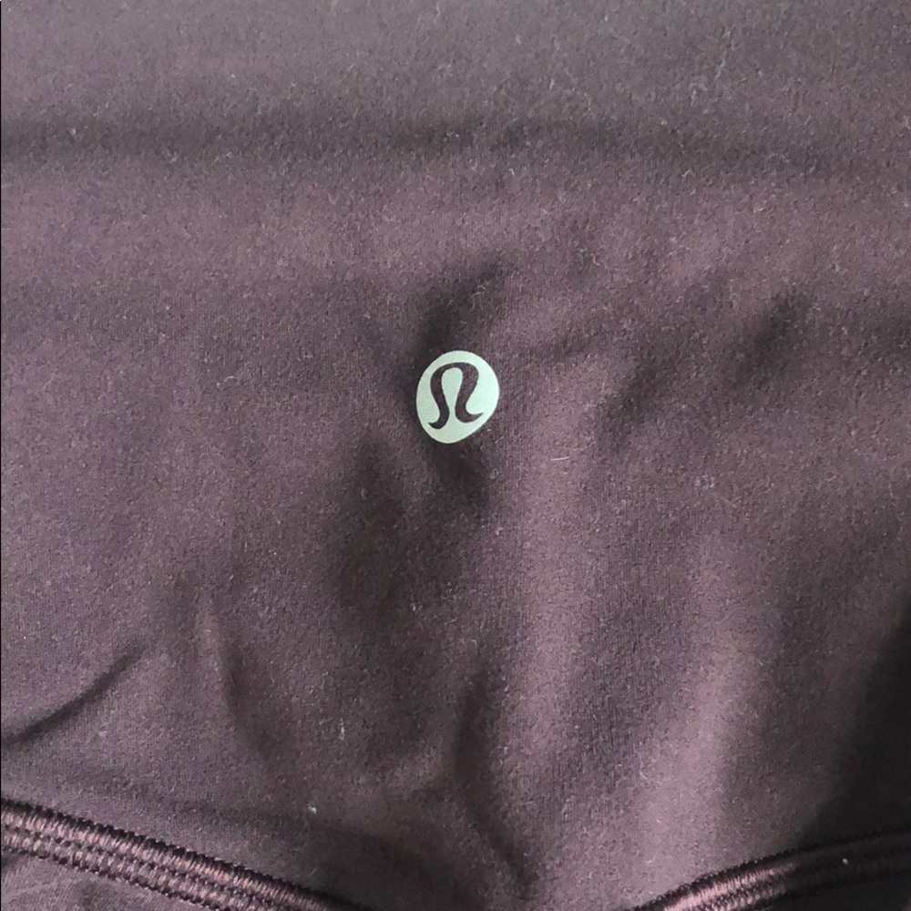Lulu Lemon Maroon align leggings size 2